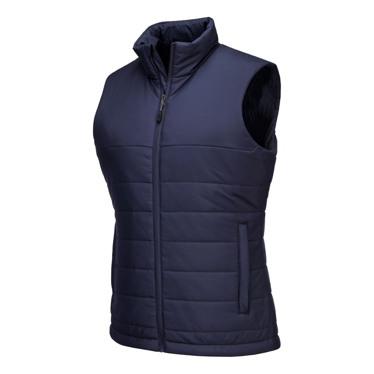Portwest Dames regenkleding Bescherming Tegen Alle Weersomstandigheden Gilet S607 professioneel dames gevoerd baffle donker marineblauw(NV)