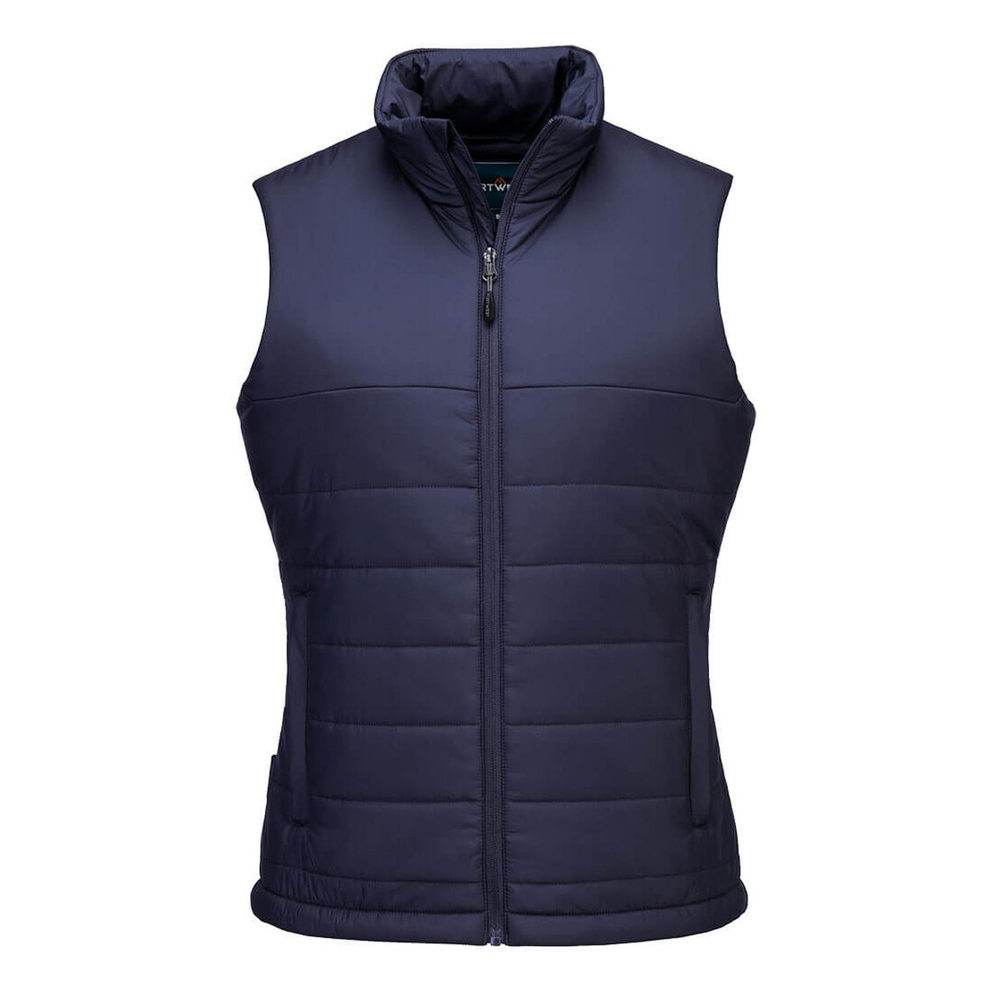 Portwest Dames regenkleding Bescherming Tegen Alle Weersomstandigheden Gilet S607 professioneel dames gevoerd baffle donker marineblauw(NV)