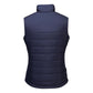 Portwest Dames regenkleding Alle Weersomstandigheden Gilet S607 professioneel dames gevoerd baffle marineblauw(NV)