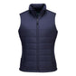 Portwest Dames regenkleding Alle Weersomstandigheden Gilet S607 professioneel dames gevoerd baffle marineblauw(NV)