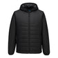 Portwest Klassieke Regenkleding Bescherming Tegen Alle Weersomstandigheden Jassen S608 professioneel capuchon gevoerd baffle zwart(BK)