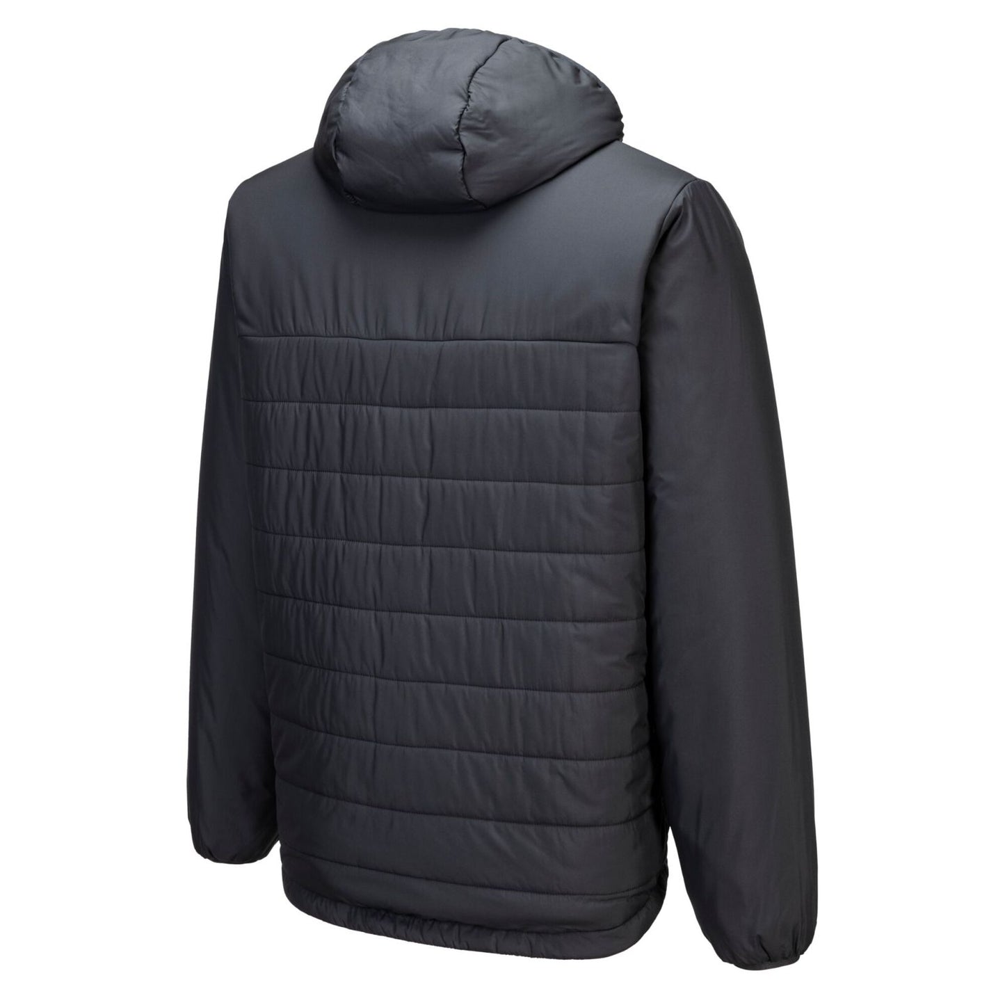 Portwest Klassieke Regenkleding Bescherming Tegen Alle Weersomstandigheden Jassen S608 professioneel capuchon gevoerd baffle metaalgrijs(MG)