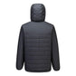 Portwest Klassieke Regenkleding Bescherming Tegen Alle Weersomstandigheden Jassen S608 professioneel capuchon gevoerd baffle metaalgrijs(MG)