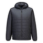 Portwest Klassieke Regenkleding Bescherming Tegen Alle Weersomstandigheden Jassen S608 professioneel capuchon gevoerd baffle metaalgrijs(MG)