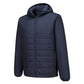 Portwest Klassieke Regenkleding Bescherming Tegen Alle Weersomstandigheden Jassen S608 professioneel capuchon gevoerd baffle donker marineblauw(NV)