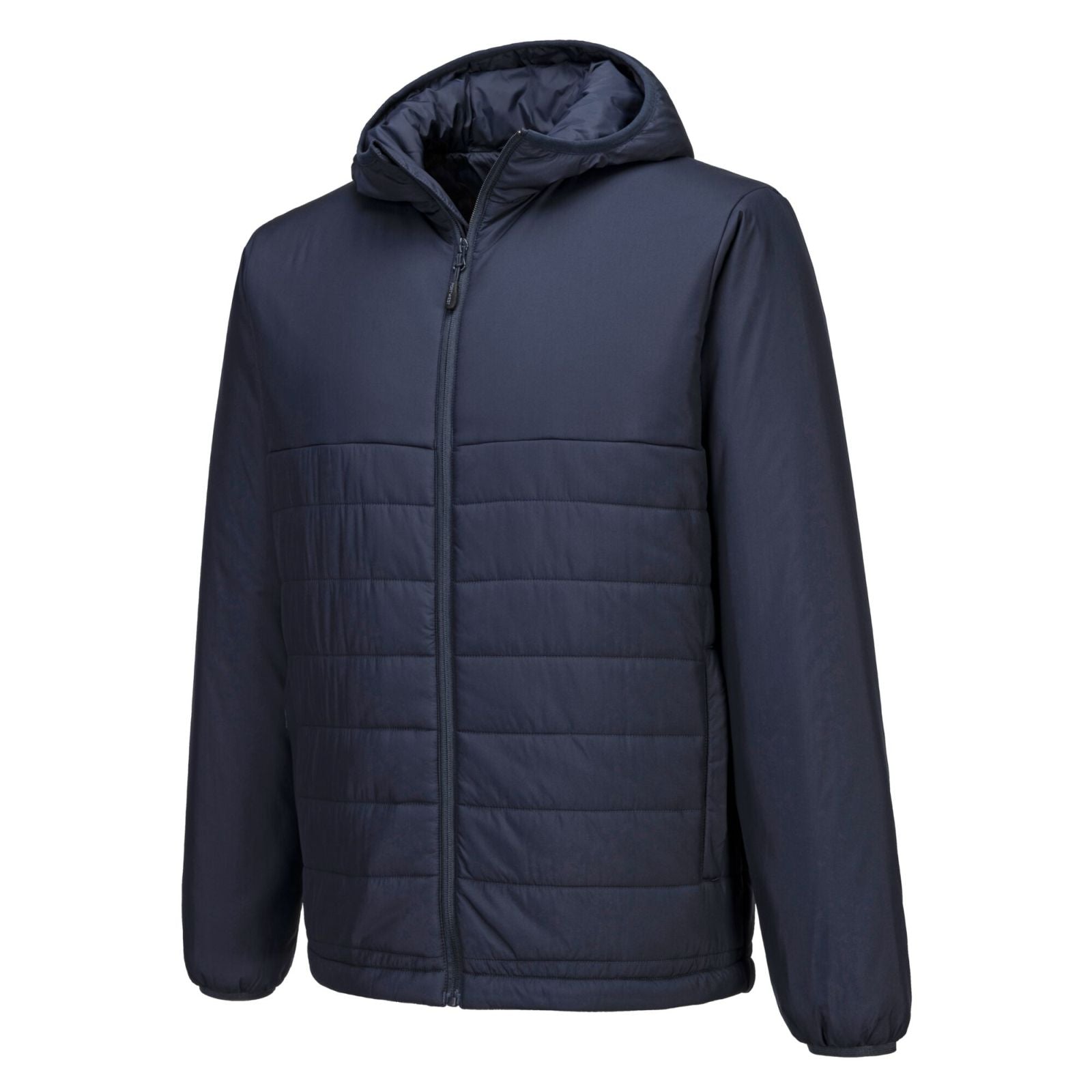 Portwest Klassieke Regenkleding Bescherming Tegen Alle Weersomstandigheden Jassen S608 professioneel capuchon gevoerd baffle donker marineblauw(NV)