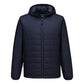 Portwest Klassieke Regenkleding Bescherming Tegen Alle Weersomstandigheden Jassen S608 professioneel capuchon gevoerd baffle donker marineblauw(NV)