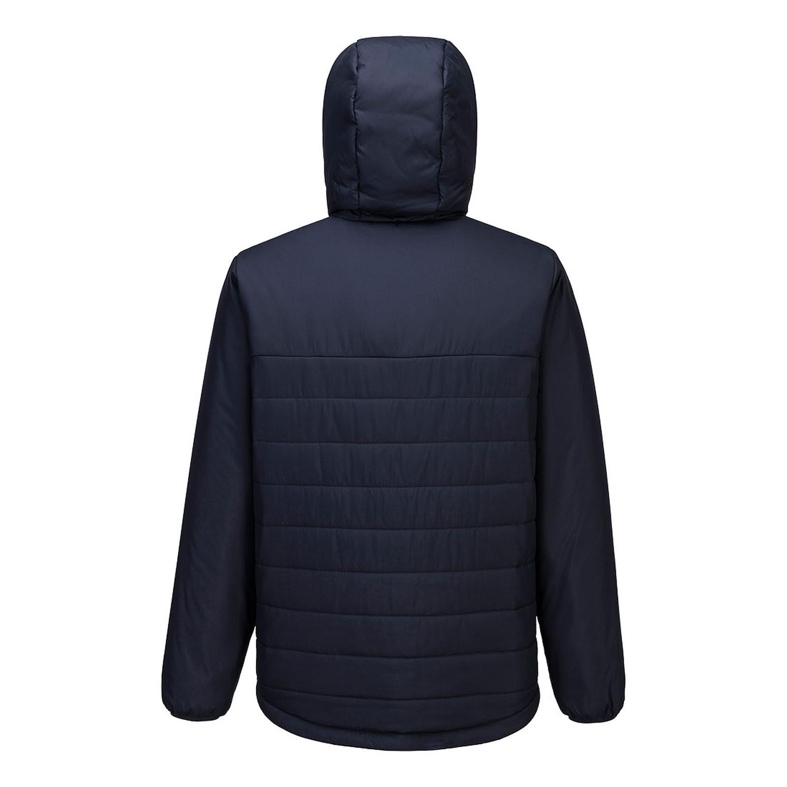 Portwest Klassieke Regenkleding Bescherming Tegen Alle Weersomstandigheden Jassen S608 professioneel capuchon gevoerd baffle donker marineblauw(NV)