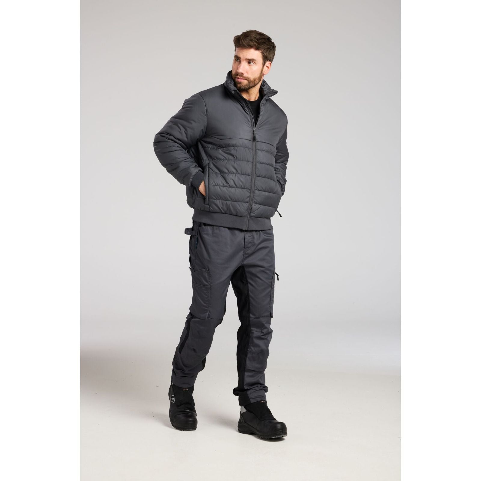 Portwest Bomberjack S609 professioneel gevoerd metaalgrijs(MG)