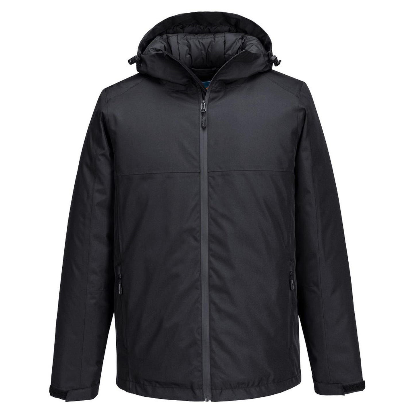 Portwest Klassieke Regenkleding Bescherming Tegen Alle Weersomstandigheden Winterjack S611 professioneel zwart(BK)