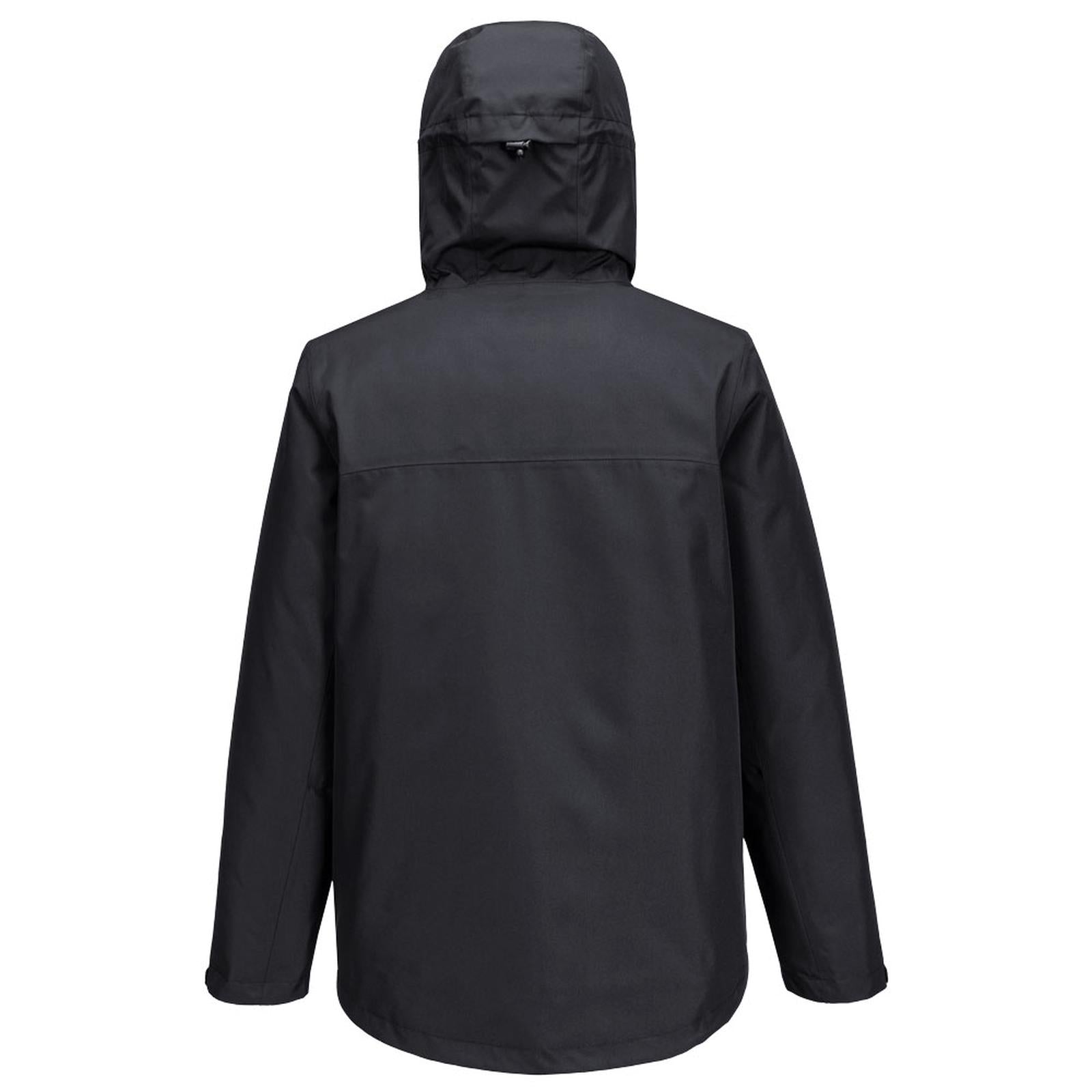 Portwest Klassieke Regenkleding Bescherming Tegen Alle Weersomstandigheden Winterjack S611 professioneel zwart(BK)