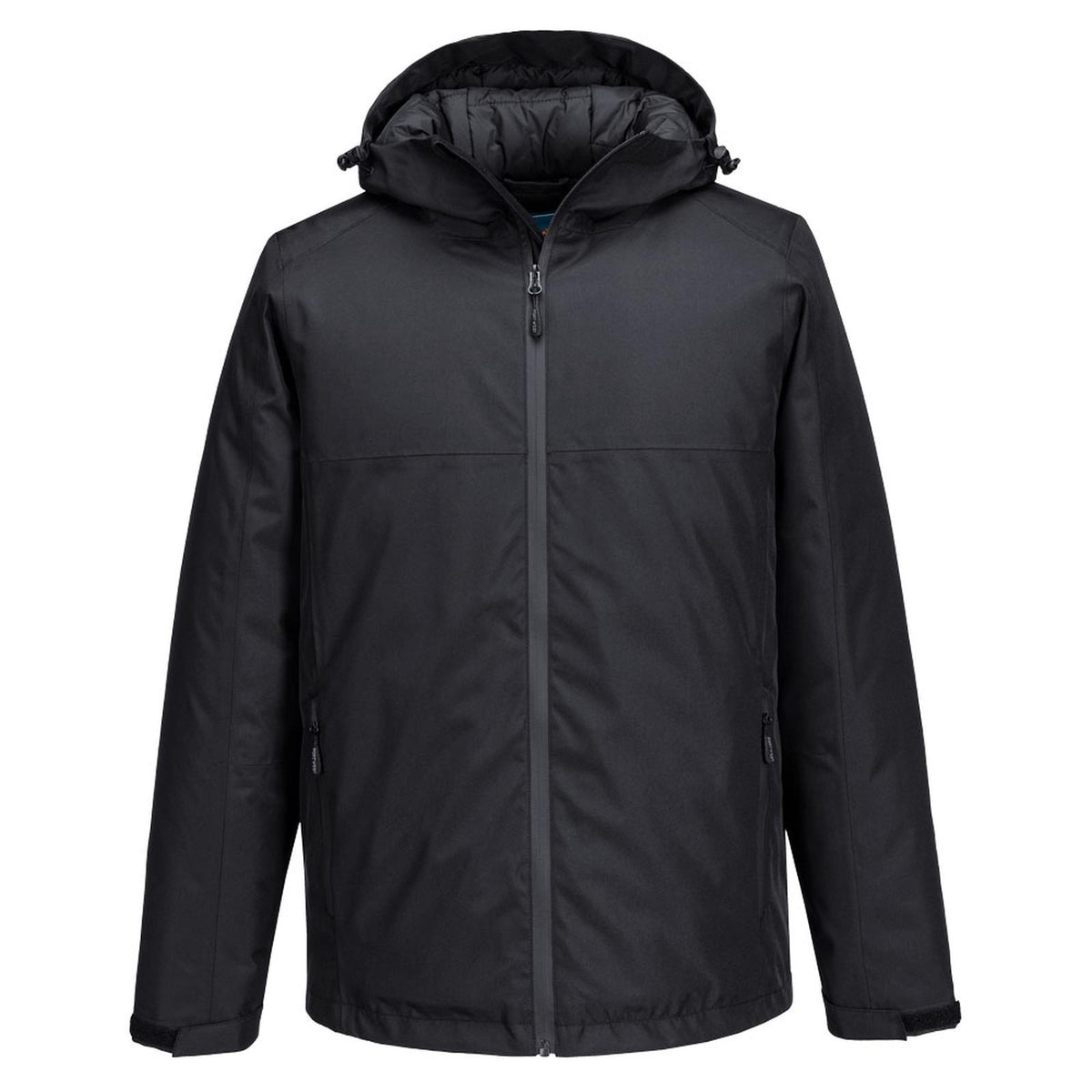 Portwest Klassieke Regenkleding Bescherming Tegen Alle Weersomstandigheden Winterjack S611 professioneel zwart(BK)