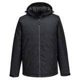 Portwest Klassieke Regenkleding Bescherming Tegen Alle Weersomstandigheden Winterjack S611 professioneel zwart(BK)