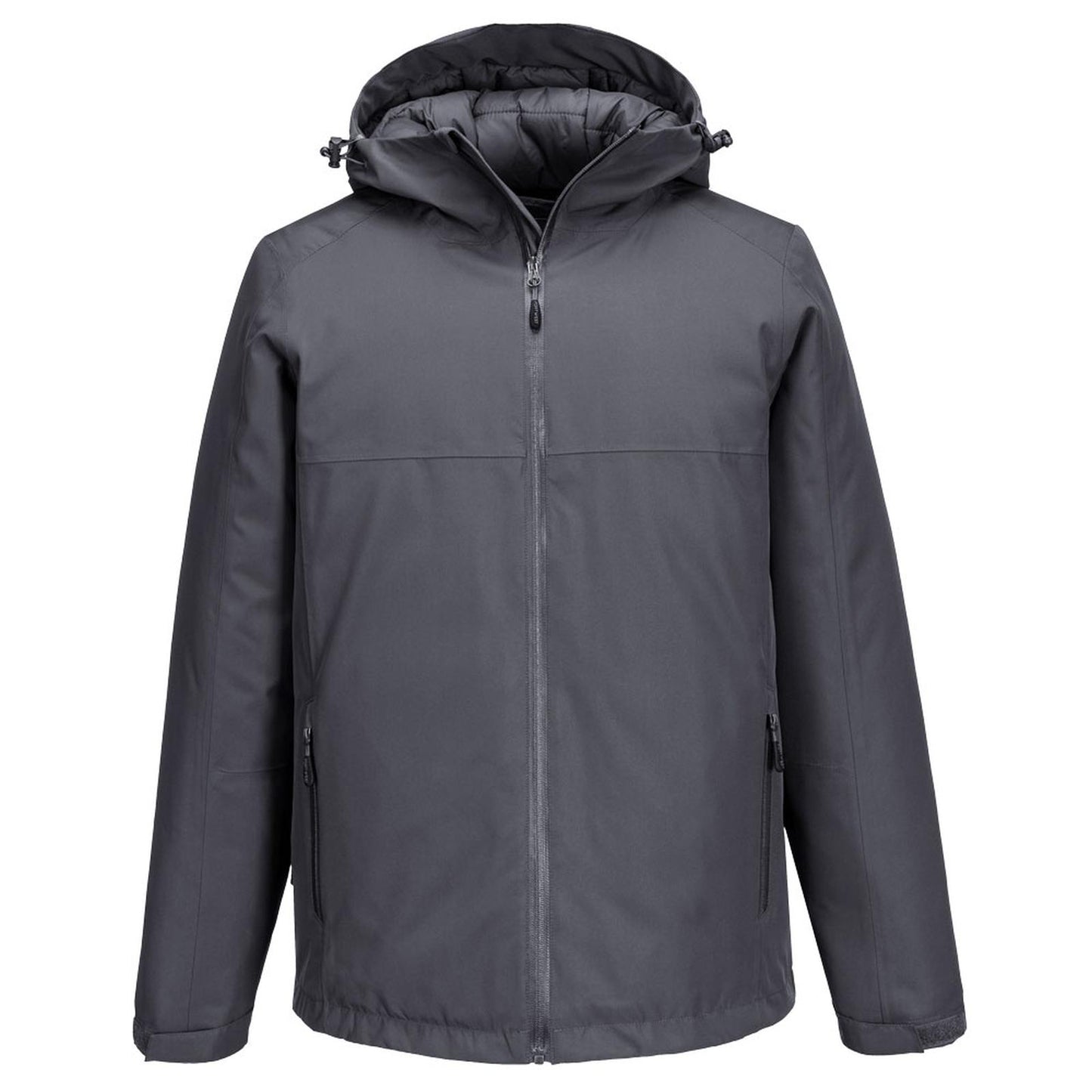 Portwest Klassieke Regenkleding Bescherming Tegen Alle Weersomstandigheden Winterjack S611 professioneel metaalgrijs(MG)