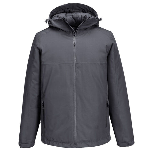Portwest Klassieke Regenkleding Alle Weersomstandigheden Winterjack S611 professioneel metaalgrijs(MG)