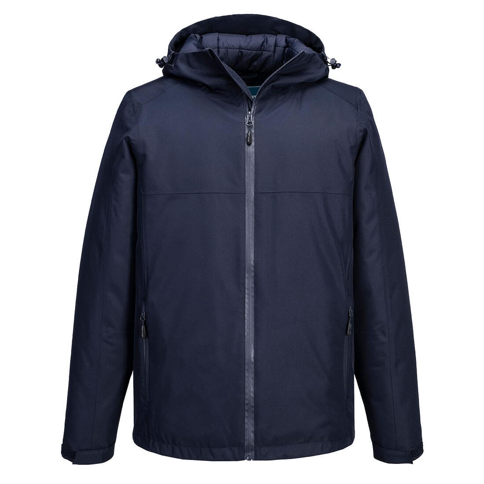 Portwest Klassieke Regenkleding Bescherming Tegen Alle Weersomstandigheden Winterjack S611 professioneel donker marineblauw(NV)