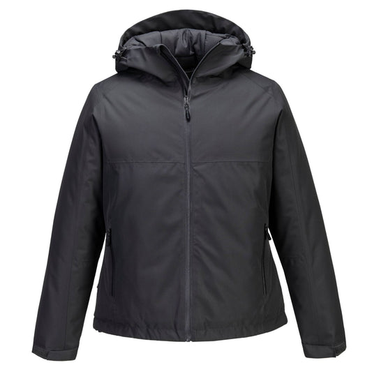 Portwest Dames regenkleding Alle Weersomstandigheden Winterjas S612 professioneel dames metaalgrijs(MG)