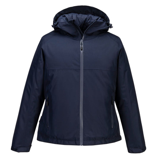Portwest Dames regenkleding Alle Weersomstandigheden Winterjas S612 professioneel dames donker marineblauw(NV)