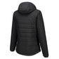Portwest Dames regenkleding Bescherming Tegen Alle Weersomstandigheden Jas S613 professioneel dames capuchon gevoerd baffle zwart(BK)
