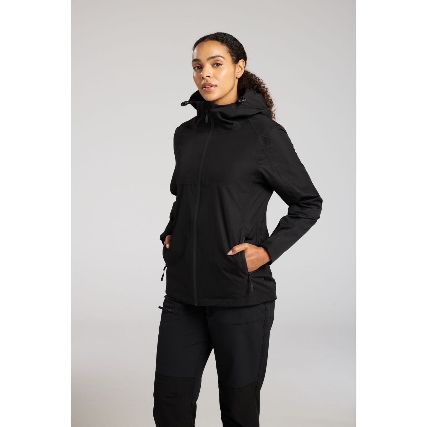 Portwest Dames regenkleding Alle Weersomstandigheden Regenjack S614 professioneel dames zwart(BK)