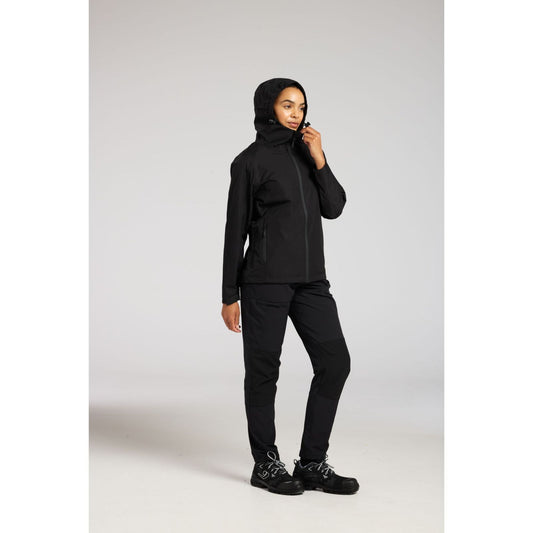 Portwest Dames regenkleding Alle Weersomstandigheden Regenjack S614 professioneel dames zwart(BK)