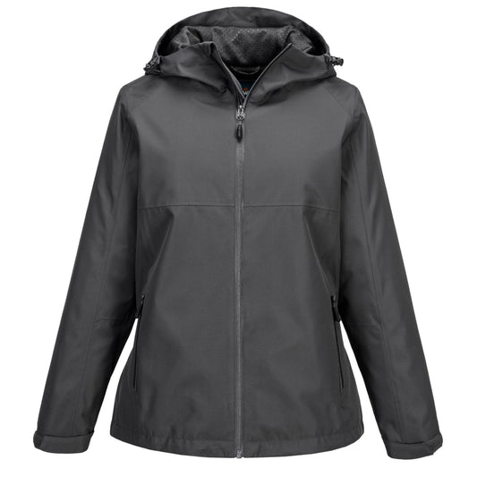 Portwest Dames regenkleding Alle Weersomstandigheden Regenjack S614 professioneel dames metaalgrijs(MG)