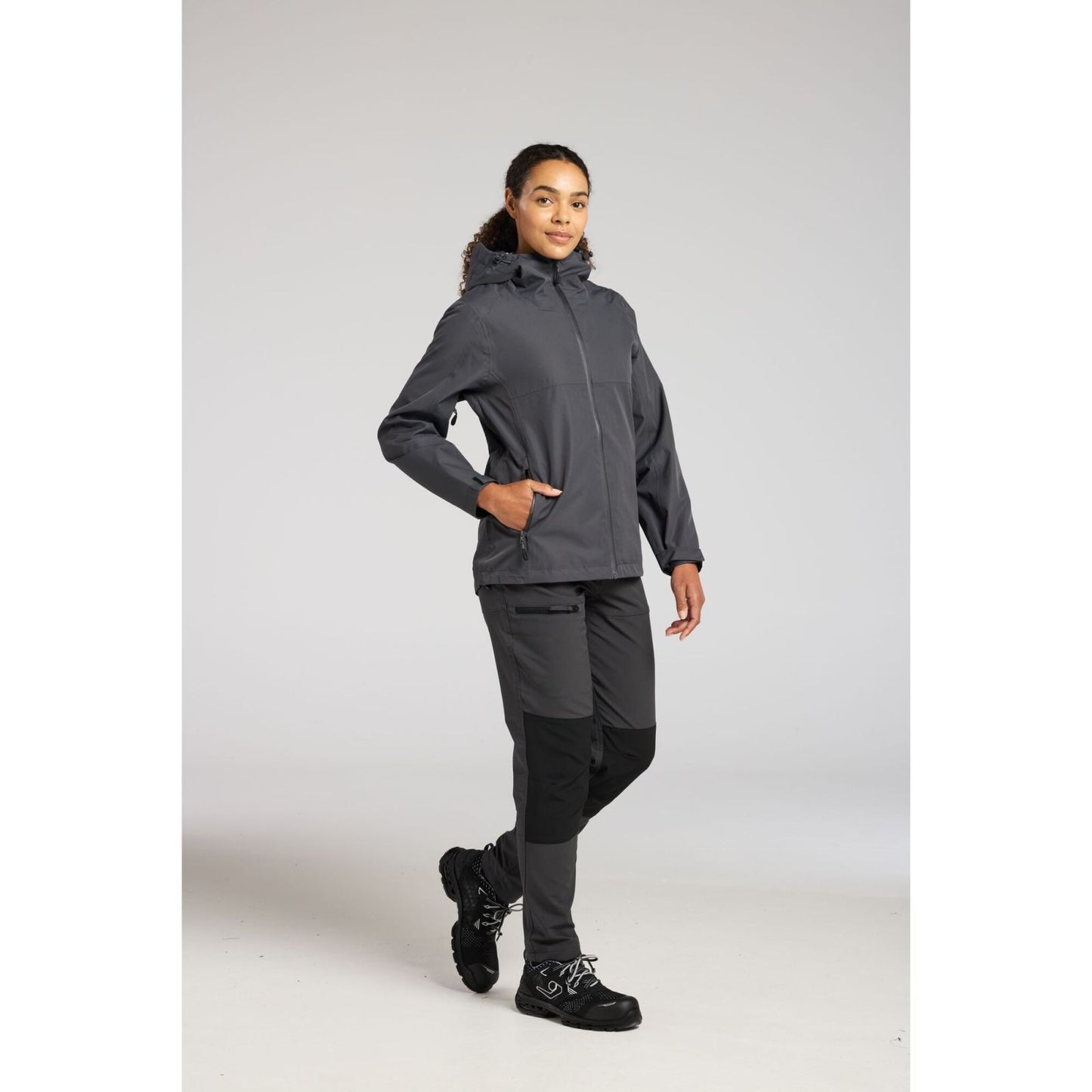 Portwest Dames regenkleding Alle Weersomstandigheden Regenjack S614 professioneel dames metaalgrijs(MG)