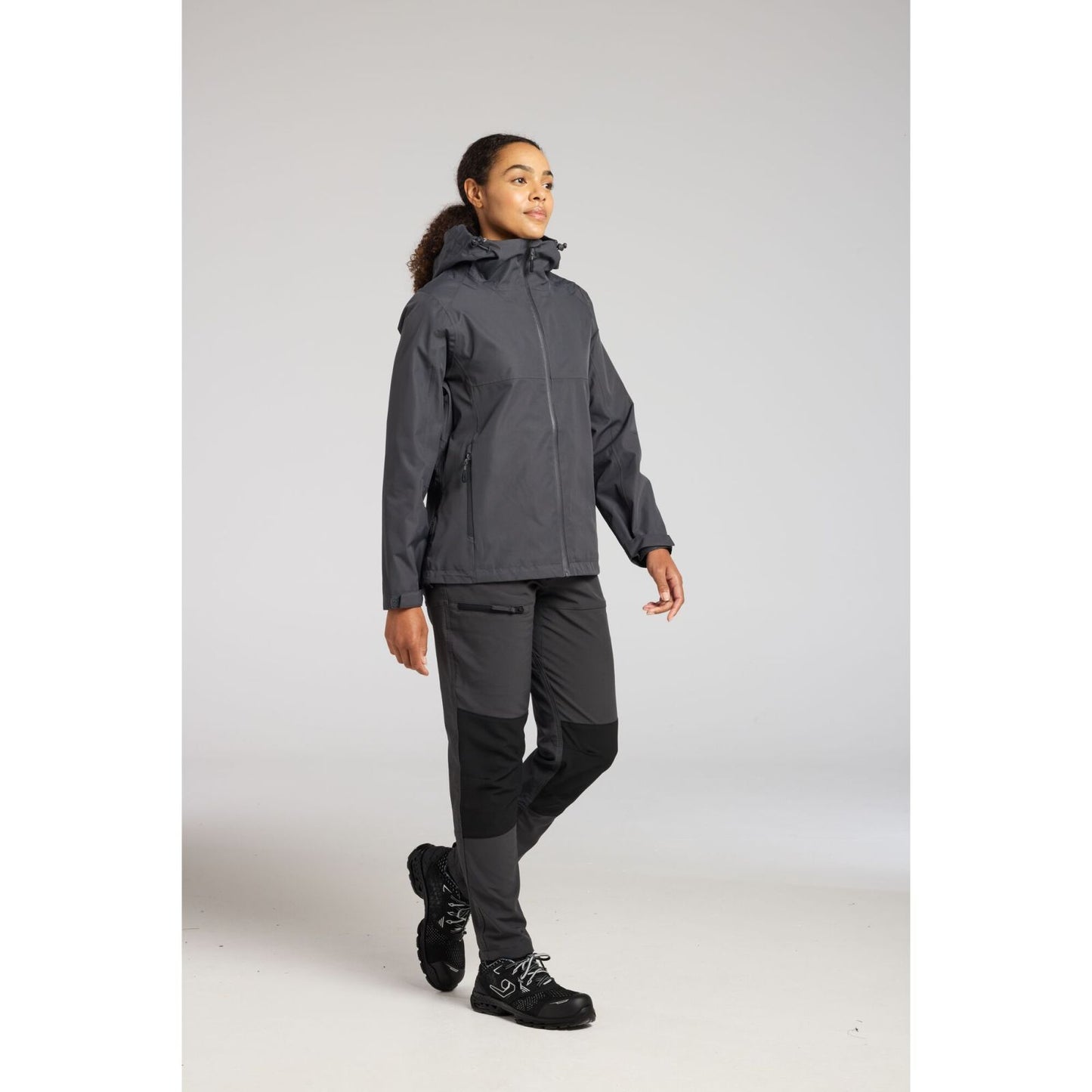 Portwest Dames regenkleding Alle Weersomstandigheden Regenjack S614 professioneel dames metaalgrijs(MG)