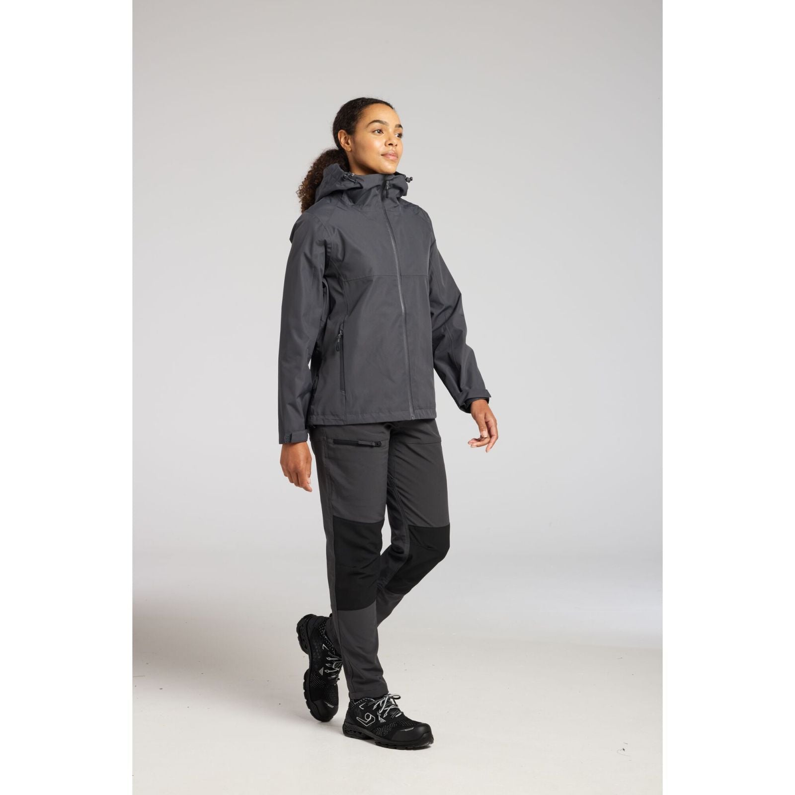 Portwest Dames regenkleding Alle Weersomstandigheden Regenjack S614 professioneel dames metaalgrijs(MG)