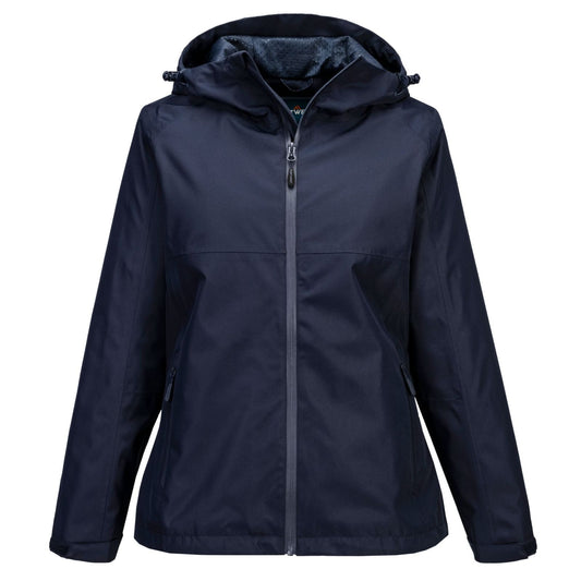 Portwest Dames regenkleding Alle Weersomstandigheden Regenjack S614 professioneel dames donker marineblauw(NV)