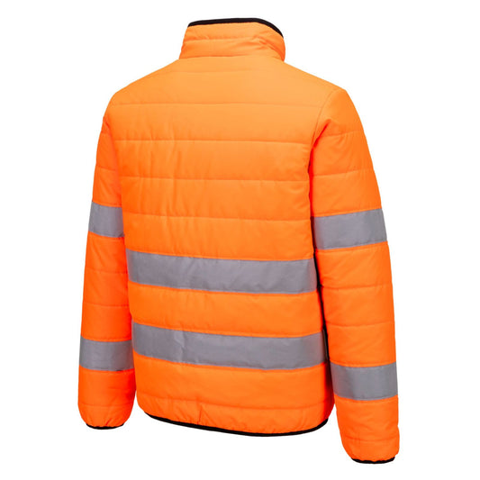 Portwest Jack S617 Hi-Vis gewatteerd oranje-zwart(OB)
