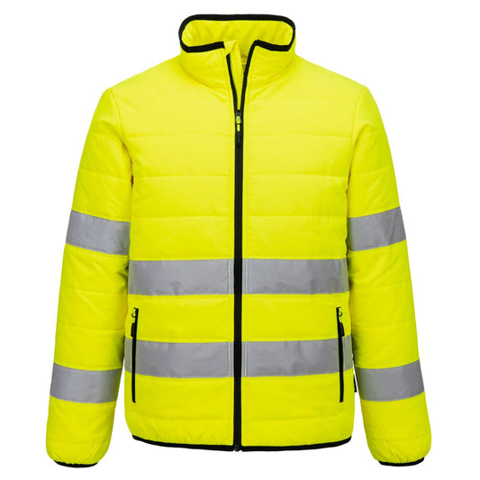 Portwest Jack S617 Hi-Vis gewatteerd geel-zwart(YB)