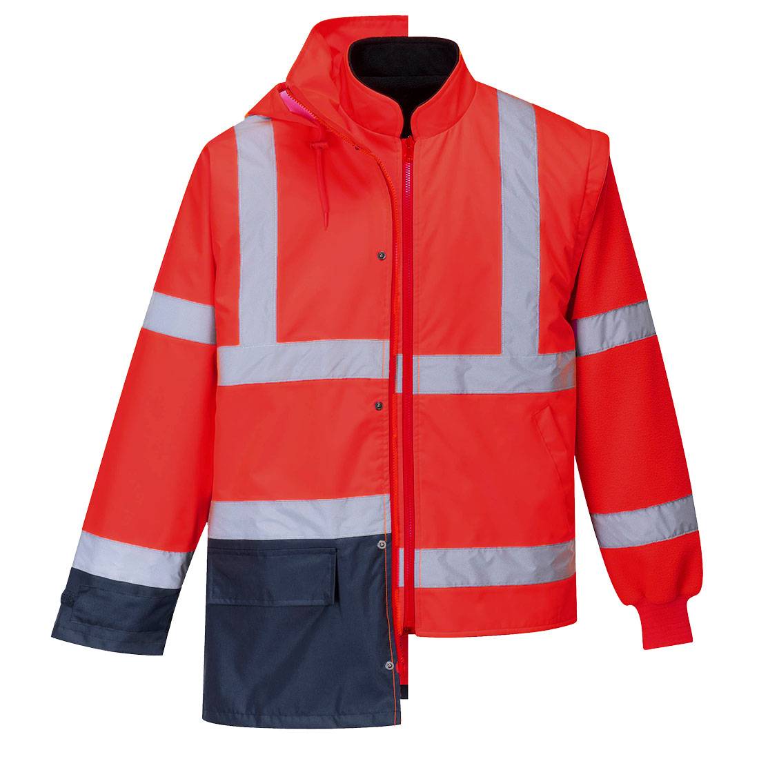 Portwest Jassen S768 rood-marineblauw(RN)