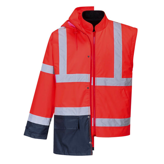 Portwest Jassen S768 rood-marineblauw(RN)