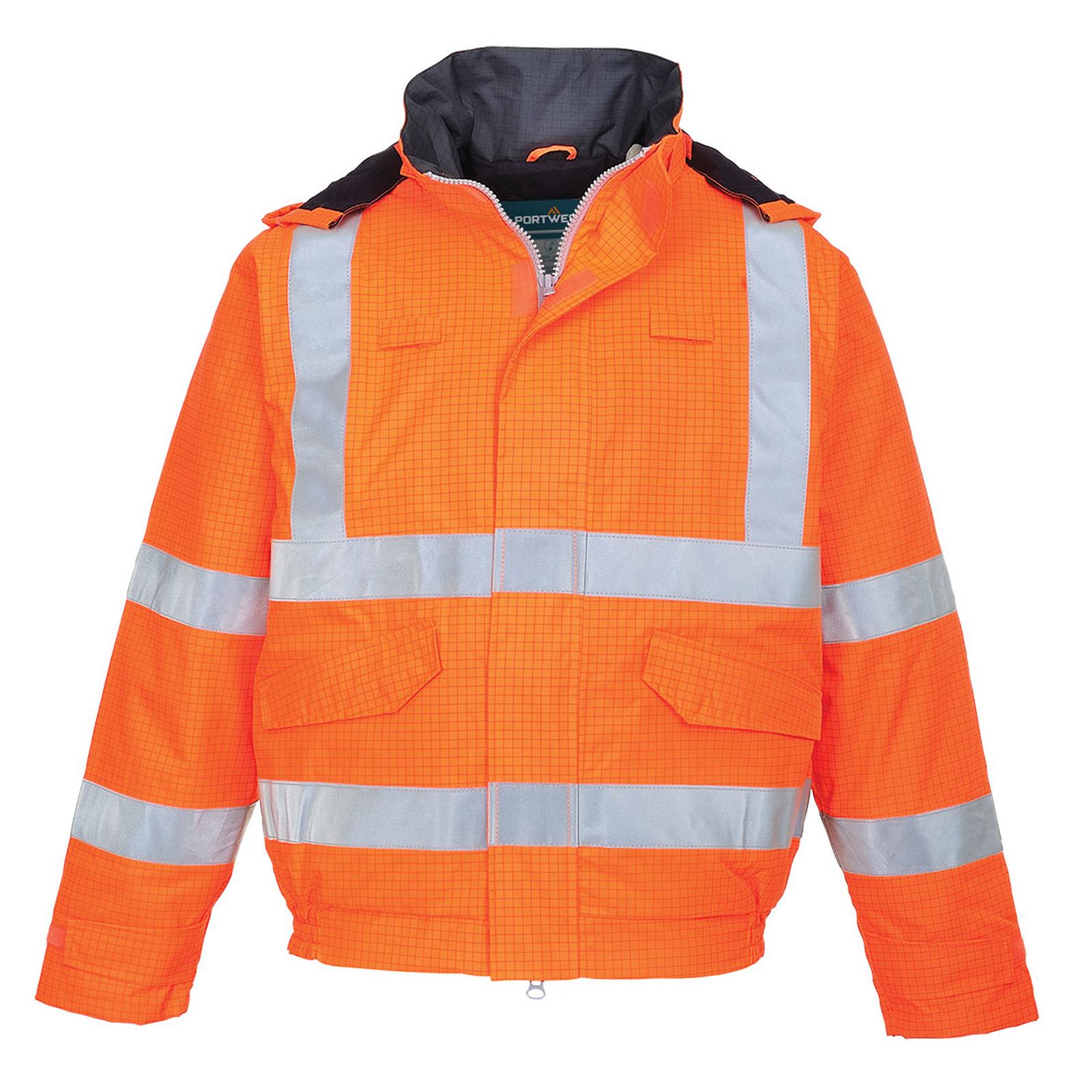 Portwest Bizflame Jassen S773 vlamwerend antistatisch reflectie oranje(OR)