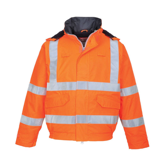 Portwest Bizflame Jassen S773 vlamwerend antistatisch reflectie oranje(OR)