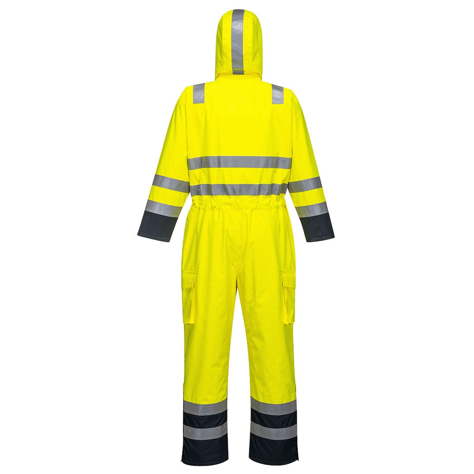 Portwest Bizflame Overalls S775 geel-marineblauw(YN)