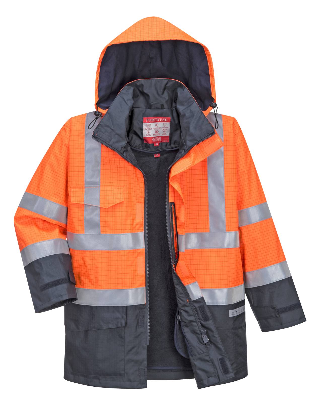 Portwest Bizflame Jassen S779 Multinorm HiVis oranje-marineblauw(ON)