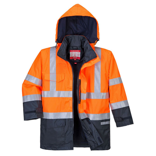 Portwest Bizflame Jassen S779 Multinorm HiVis oranje-marineblauw(ON)