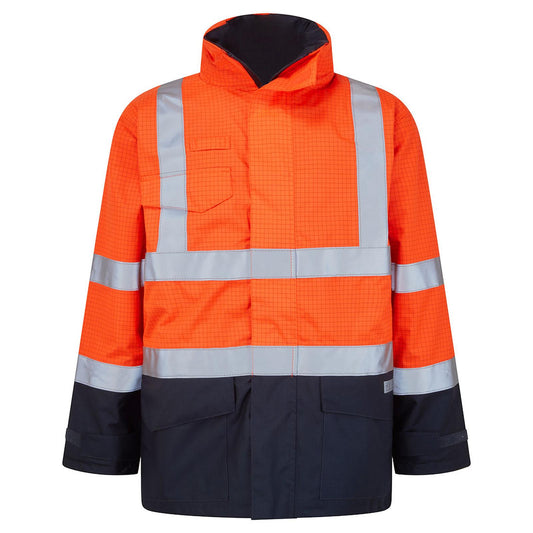 Portwest Bizflame Jassen S779 Multinorm HiVis oranje-marineblauw(ON)