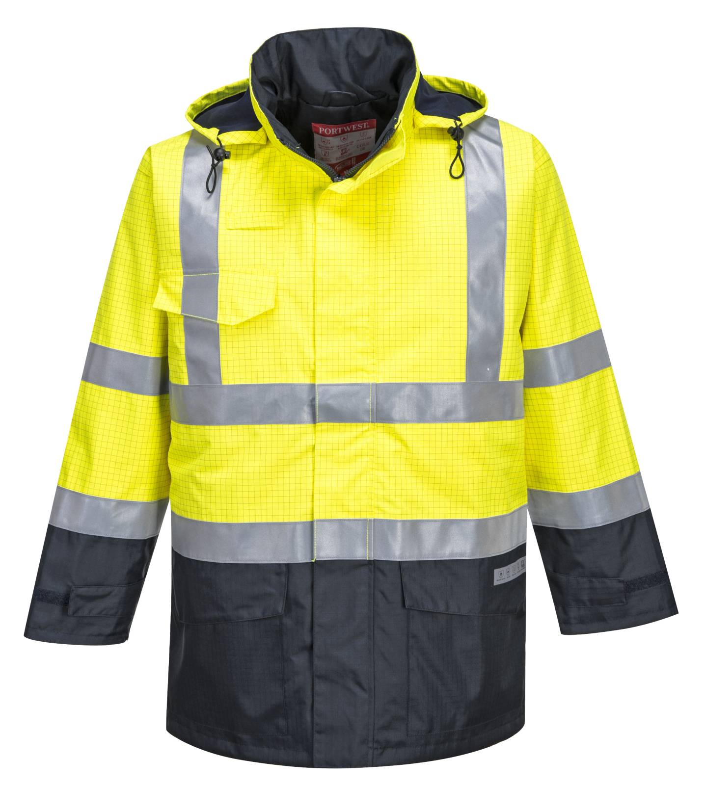 Portwest Bizflame Jassen S779 Multinorm HiVis geel-marineblauw(YN)