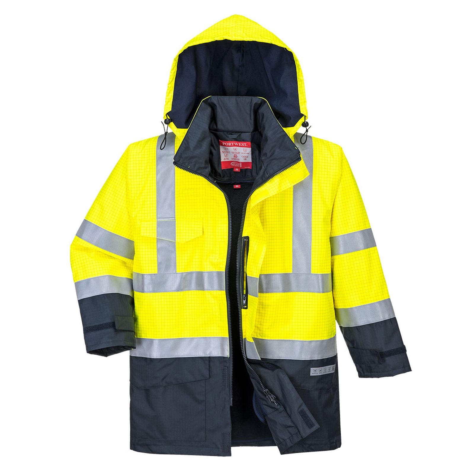 Portwest Bizflame Jassen S779 Multinorm HiVis geel-marineblauw(YN)