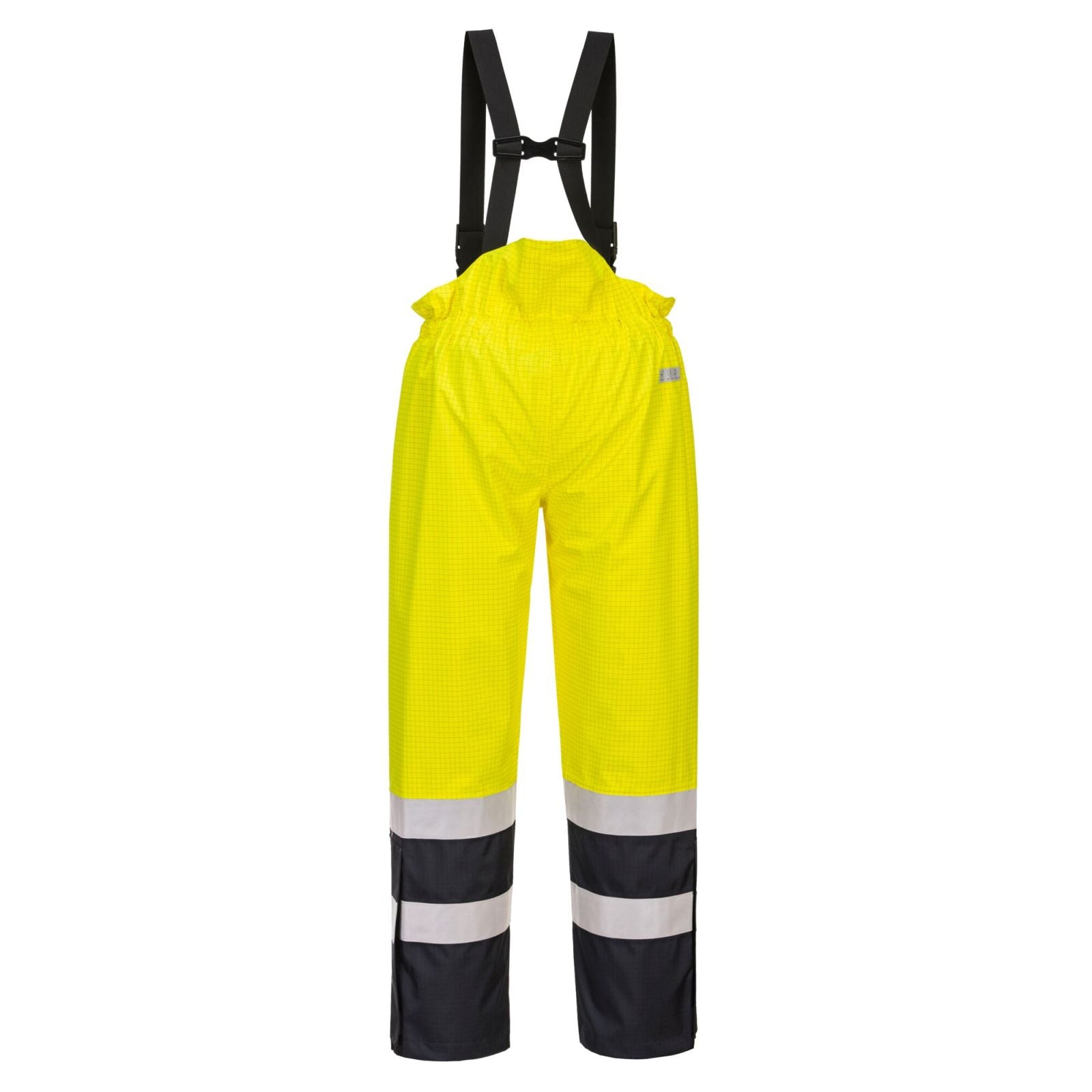 Portwest Bizflame Broeken S782 Multinorm HiVis geel-marineblauw(YN)