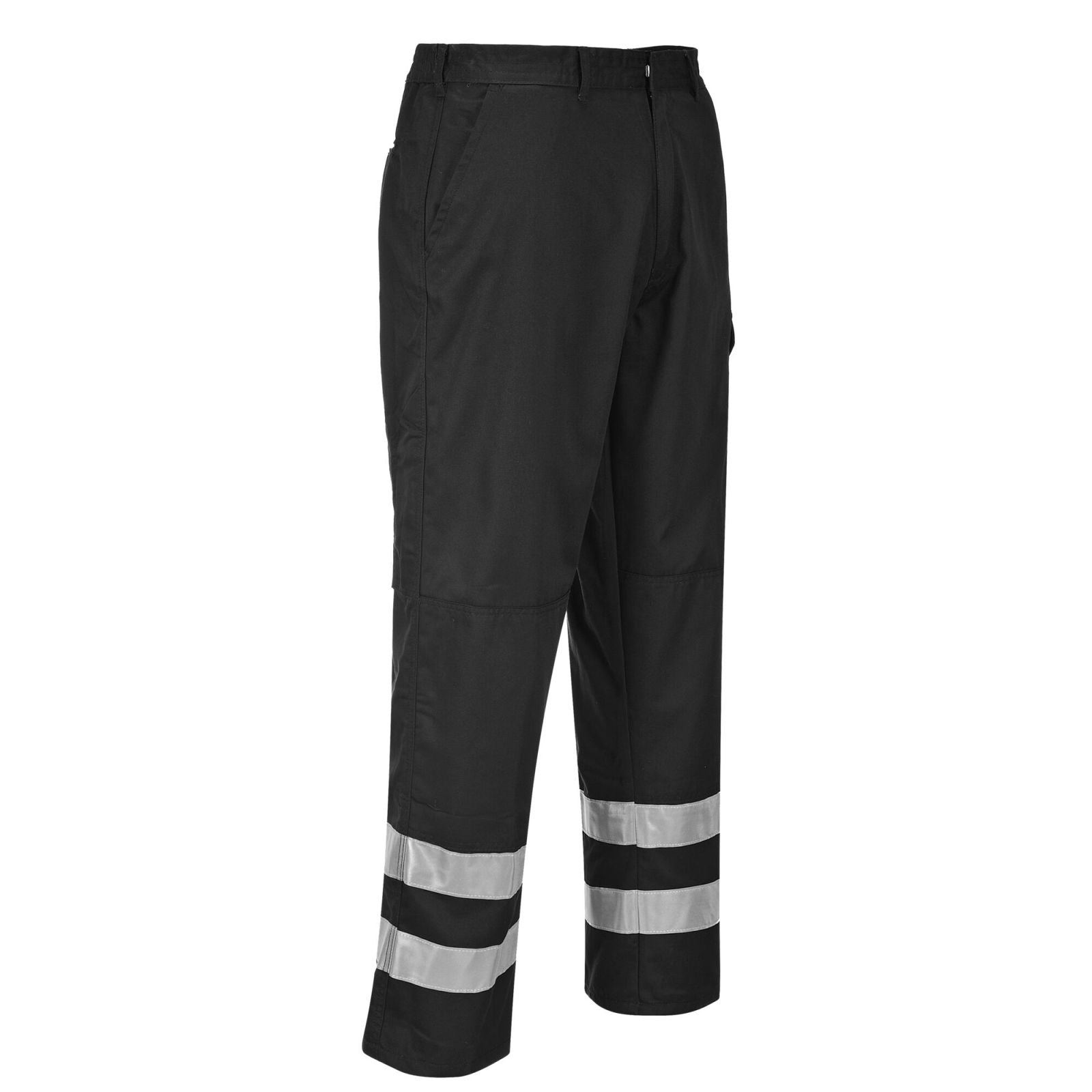 Portwest Broeken S917 UPF50+ UV Reflectieband zwart(BK)