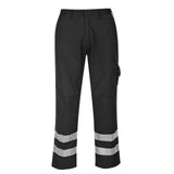 Portwest Broeken S917 UPF50+ UV Reflectieband zwart(BK)