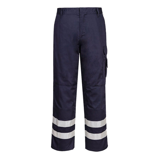 Portwest Broeken S917 UPF50+ UV Reflectieband marineblauw(NA)