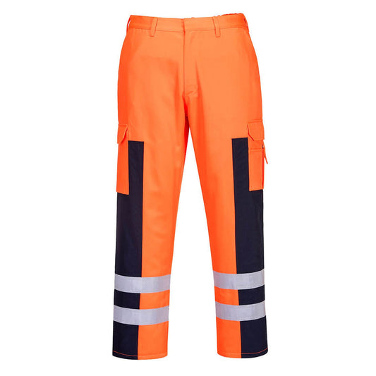 Portwest Broeken S919 oranje-marineblauw(ON)