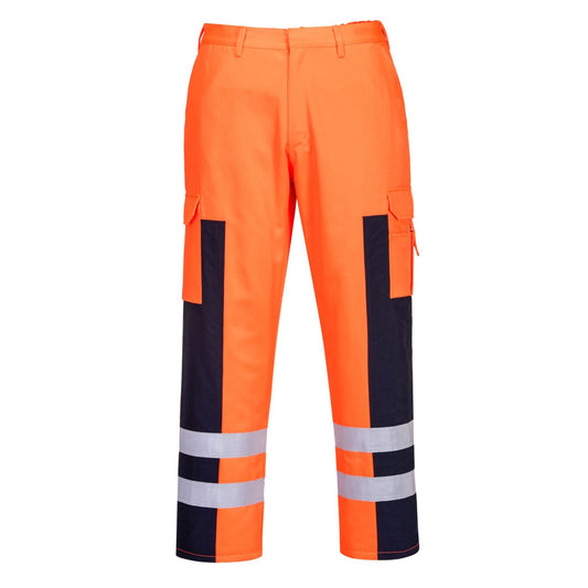 Portwest Broeken S919 oranje-marineblauw(ON)