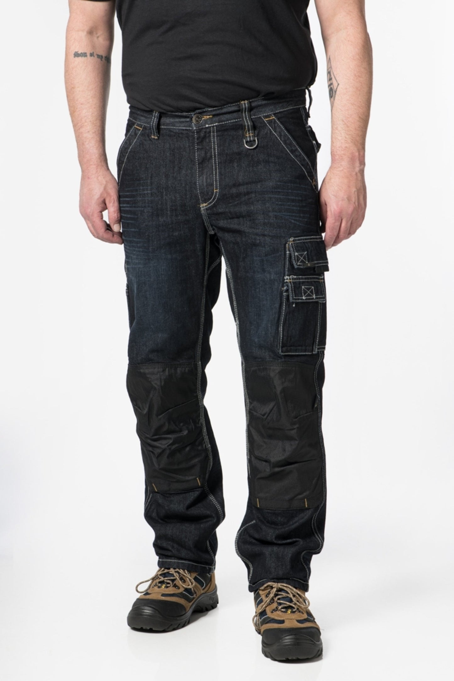 Brams Paris Never out of stock Jeans Broeken Sander A82 Worker donkerblauw-denim(001)