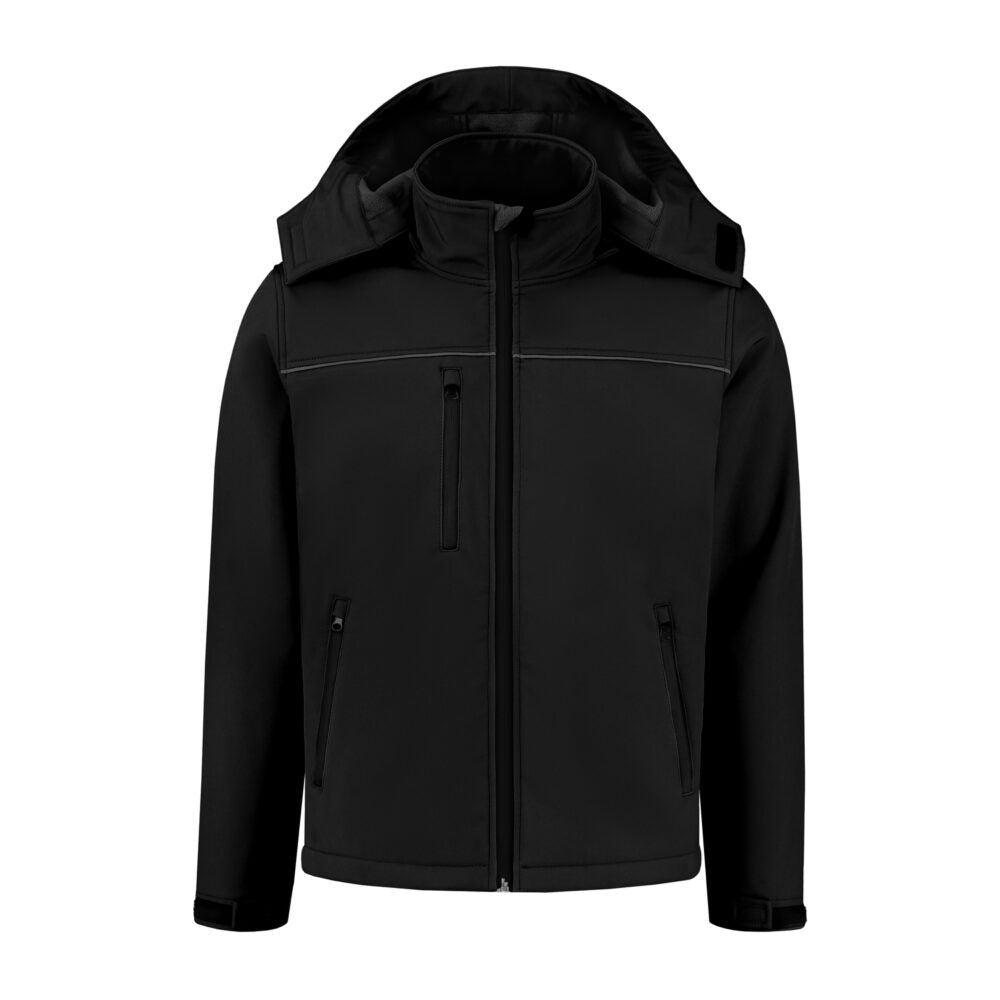 Noname Softshelljas SS100 zwart(ZWART)